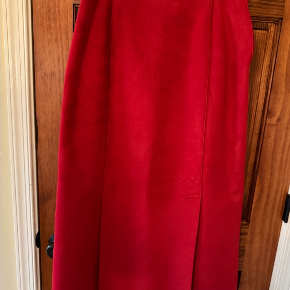 Harve Benard Vibrant Red Maxi Skirt